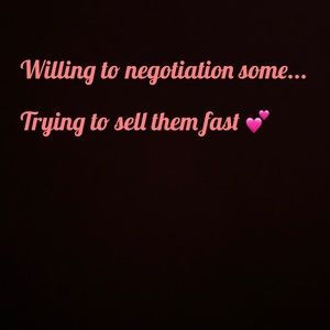 Prices Negotiable